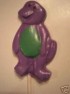 153sp Purple Dinosaur Chocolate or Hard Candy Lollipop Mold